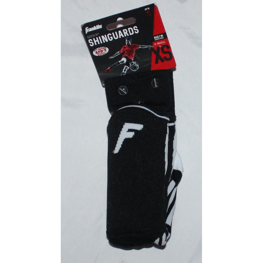 Franklin Sports Shinguards - Black - XS